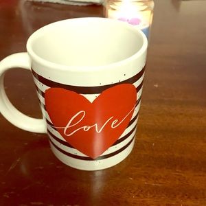 Glass coffee/hot tea mug